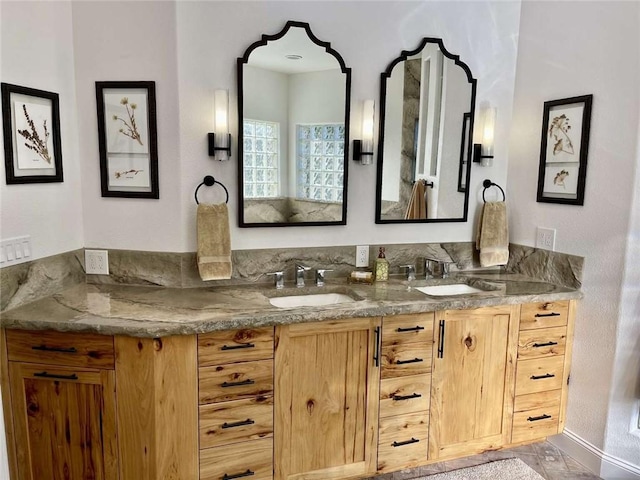 15223 Ledgewood Dr, Redding, CA 96001 - full bath featuring double vanity and a sink