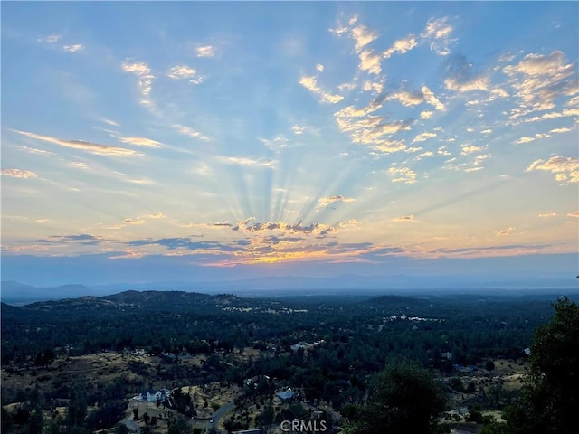 15223 Ledgewood Dr, Redding, CA 96001 - exterior space featuring a mountain view and a wooded view