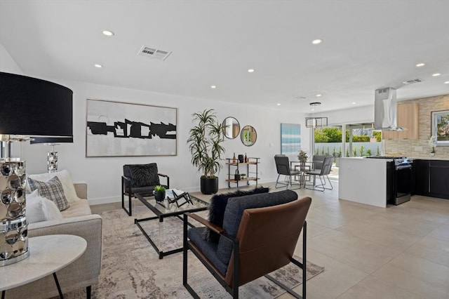 view of living room