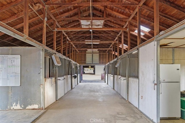 view of stable