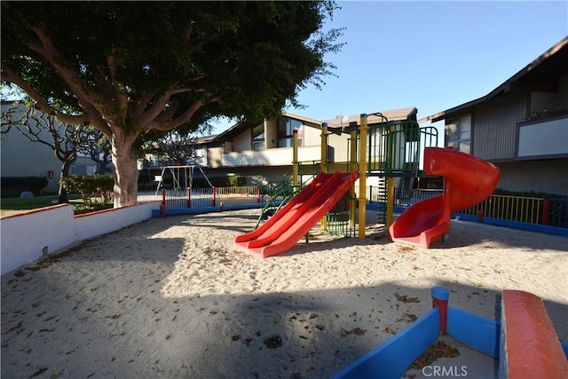 view of jungle gym