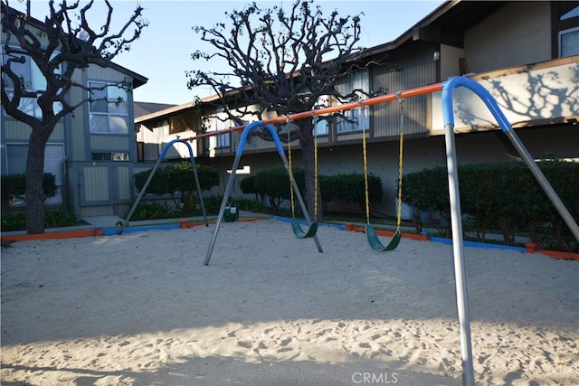 view of jungle gym