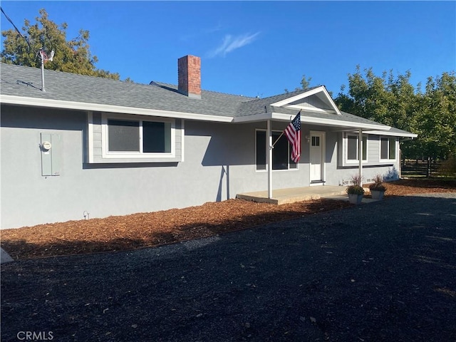 view of front of home