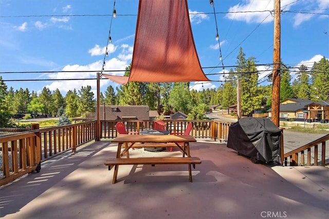 view of patio / terrace with grilling area