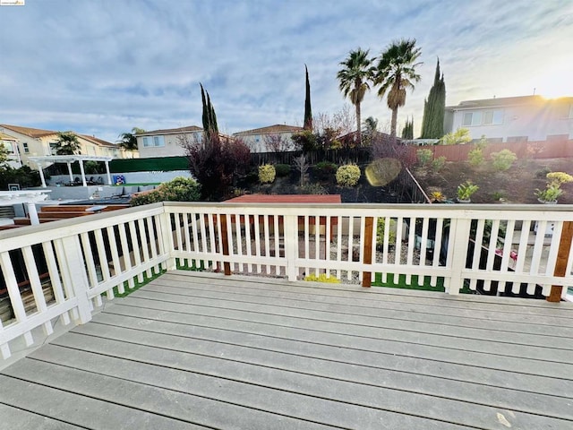 view of deck