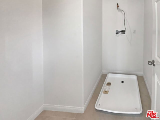 bathroom featuring tile patterned flooring