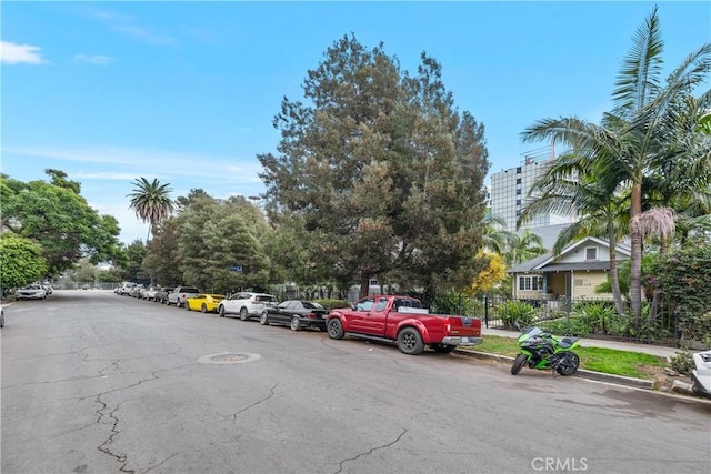 view of car parking