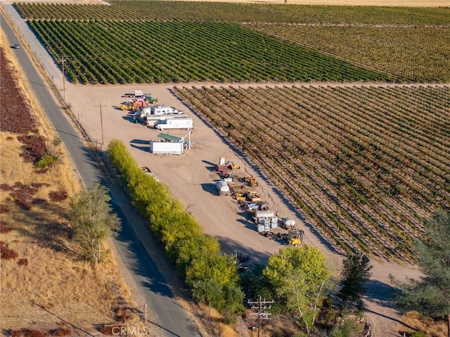 drone / aerial view featuring a rural view