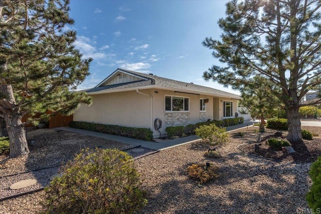 view of ranch-style home