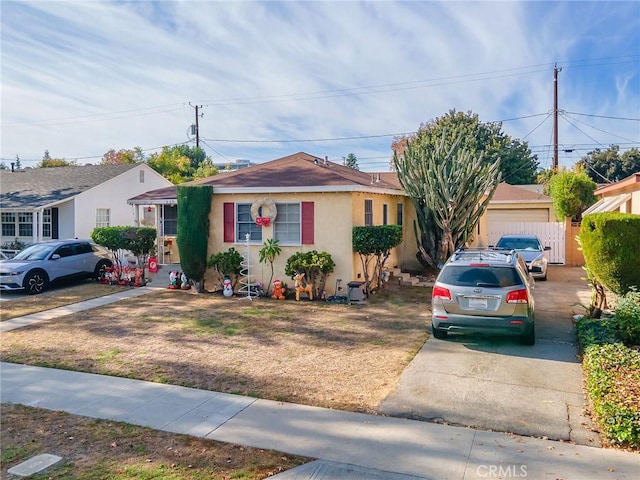 view of ranch-style home