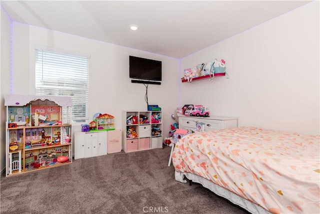 bedroom featuring carpet flooring