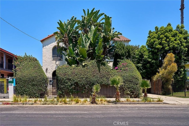 view of side of property