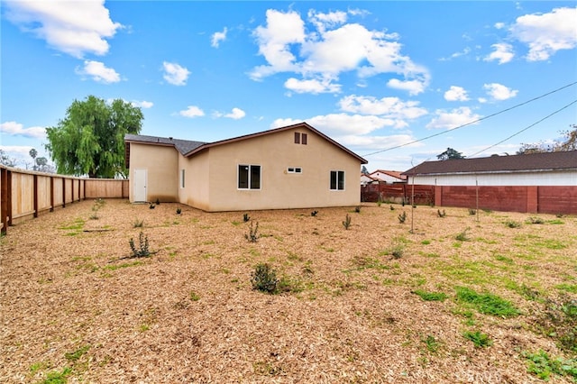 view of back of property