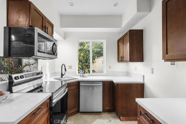 kitchen featuring appliances with stainless steel finishes