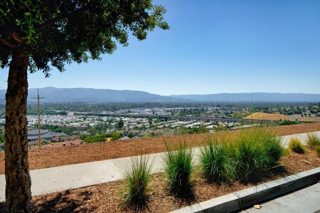 view of mountain feature