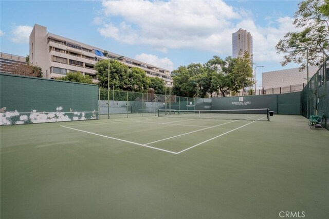 view of sport court