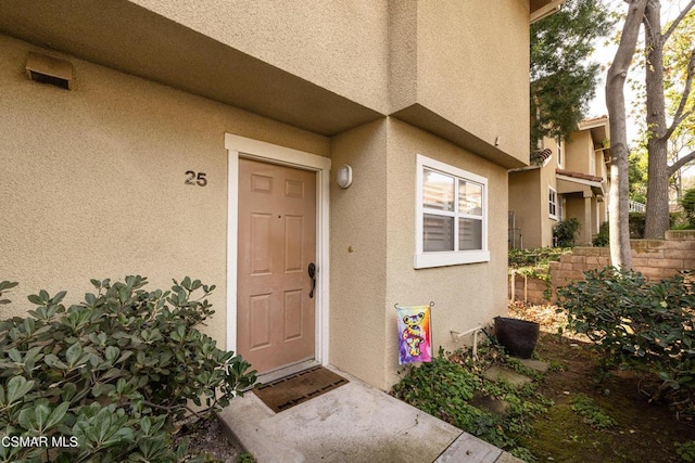 view of entrance to property