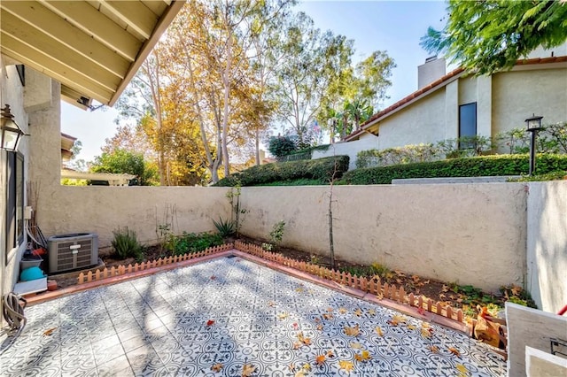 view of patio / terrace featuring cooling unit