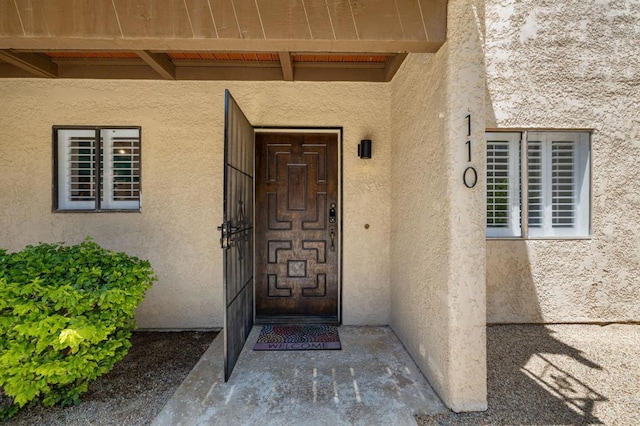 view of entrance to property