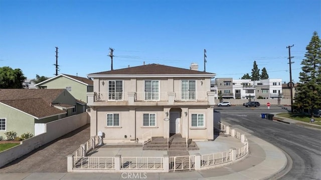 4601 W 191st St, Torrance, CA 90503 - view of property featuring stucco siding and a fenced front yard