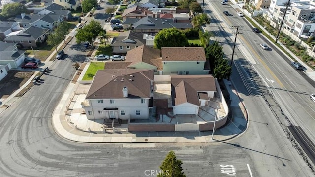 bird's eye view featuring a residential view