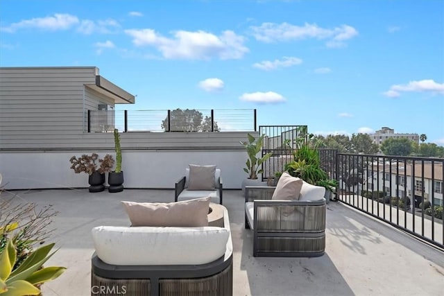 view of patio / terrace with outdoor lounge area