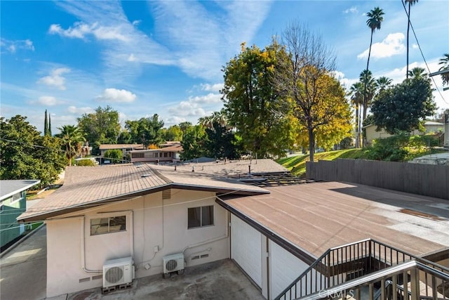 view of patio / terrace featuring ac unit