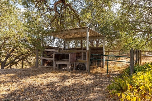 view of outbuilding