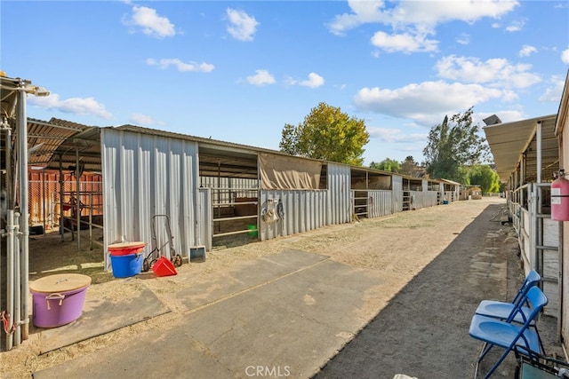 view of stable