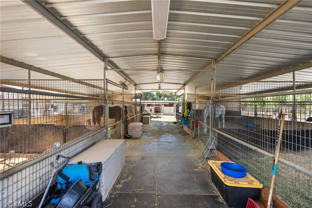 view of horse barn