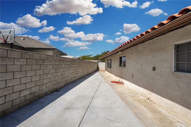 exterior space featuring a patio