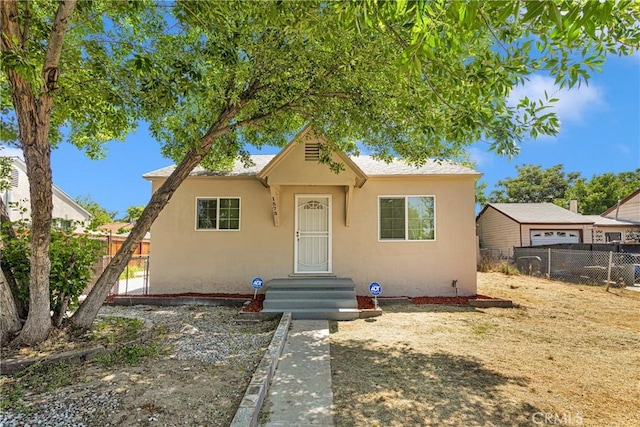 view of bungalow-style home