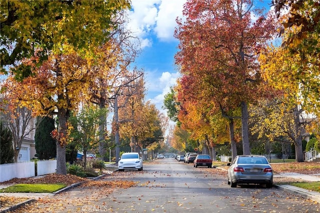 view of street