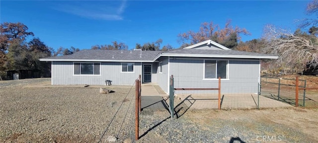 view of ranch-style home