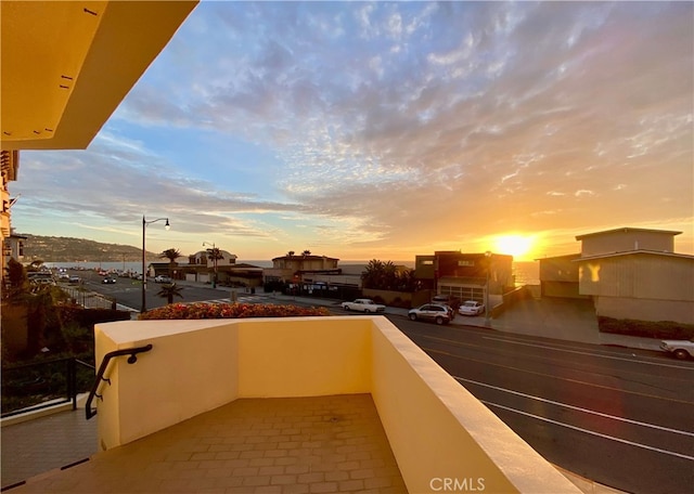 734 Esplanade Unit A, Redondo Beach, CA 90277 - view of balcony at dusk
