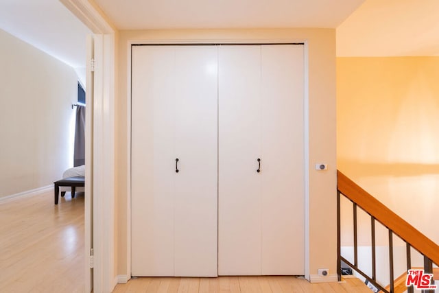 interior space featuring light hardwood / wood-style flooring