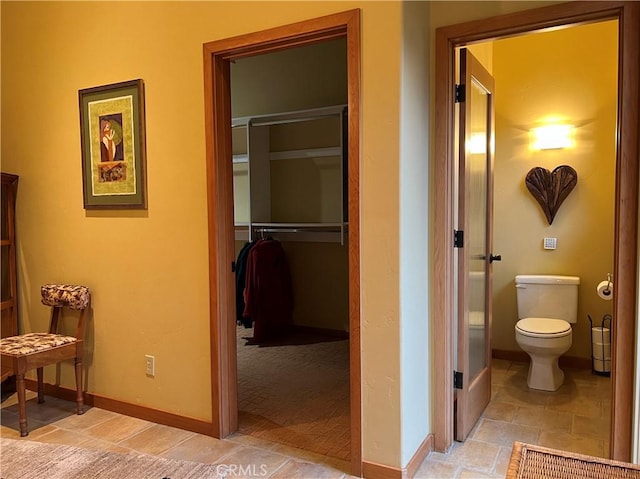 bathroom featuring toilet