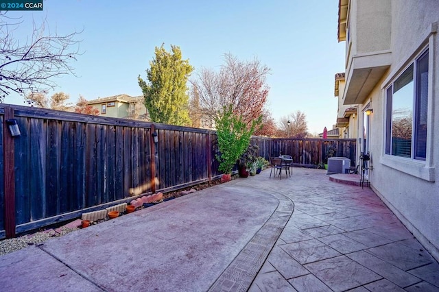 view of patio / terrace featuring cooling unit