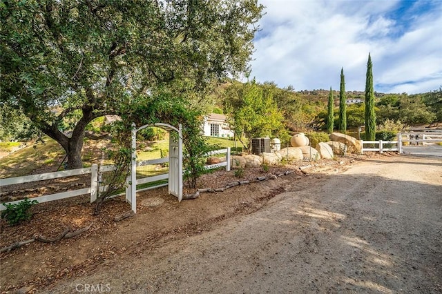 surrounding community with fence