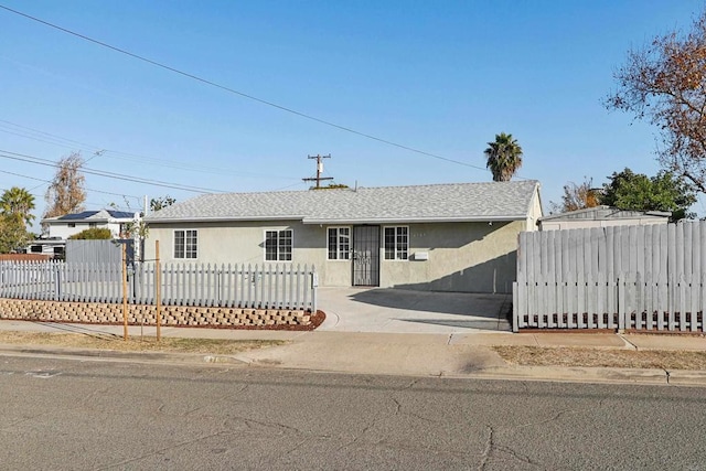 view of ranch-style house