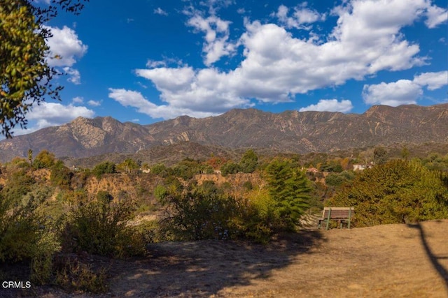 view of mountain feature