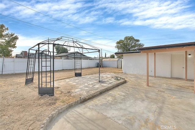 view of patio