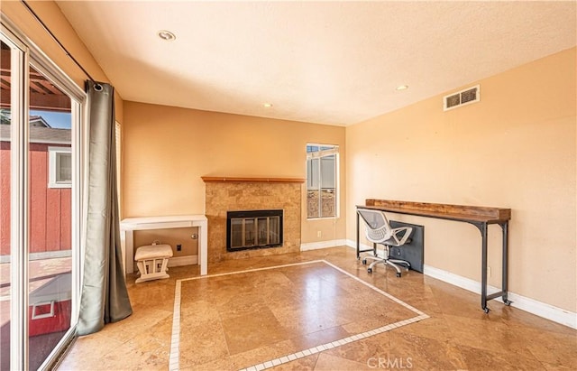 view of unfurnished living room