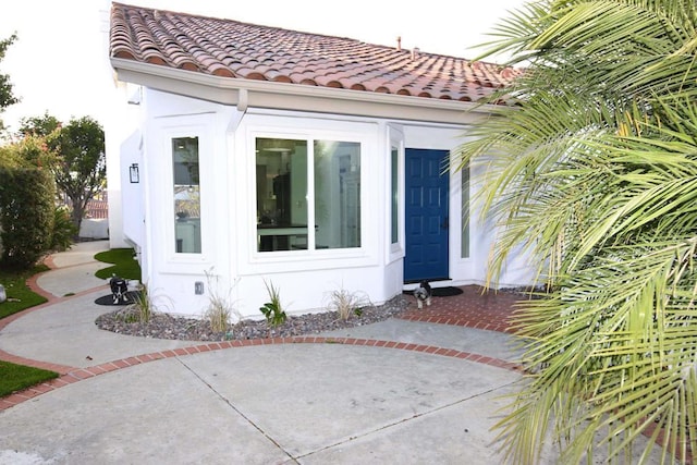 exterior space with a patio