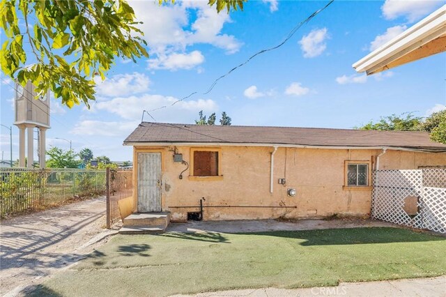 view of back of property