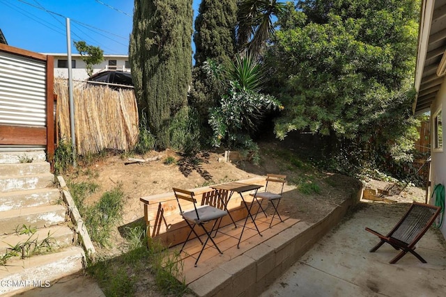 view of patio