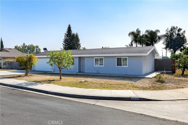 view of ranch-style home