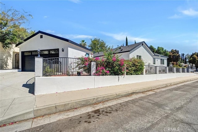 view of home's exterior featuring a garage