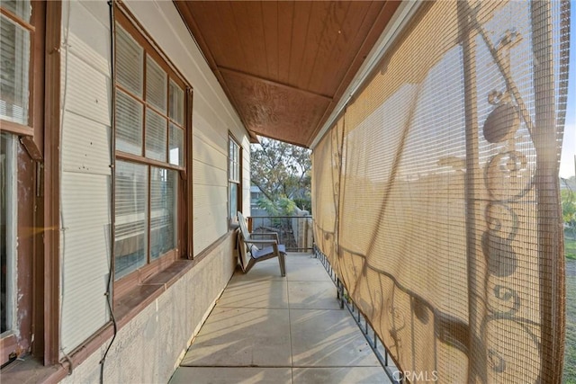 balcony with a porch