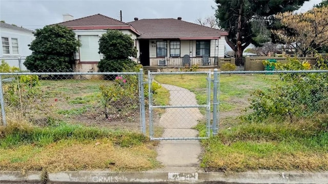 view of front of property